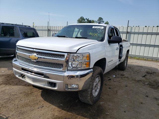 1GCRKSE72CZ115959 - 2012 CHEVROLET silverado WHITE photo 2