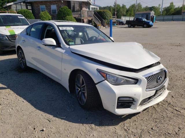 JN1BV7AR6FM390011 - 2015 INFINITI Q50 BASE WHITE photo 1