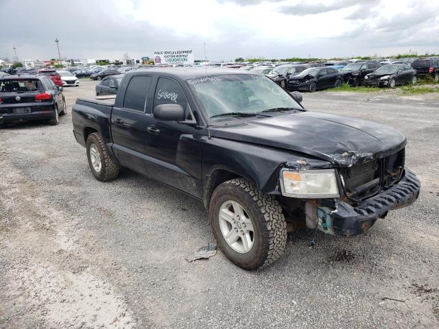 1D7HW48N18S631306 - 2008 DODGE DAKOTA QUA BLACK photo 1