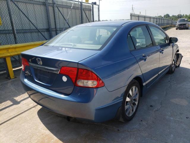 19XFA1F95AE017176 - 2010 HONDA CIVIC EXL Mavi foto 4