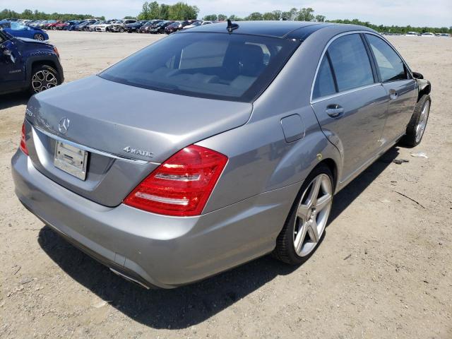 WDDNG9EB8CA447034 - 2012 MERCEDES-BENZ S 550 4MAT SILVER photo 4