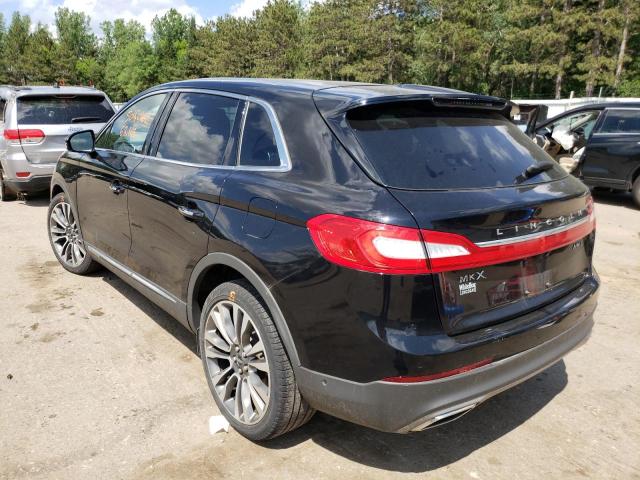 2LMTJ8LR3GBL32848 - 2016 LINCOLN MKX RESERV BLACK photo 3