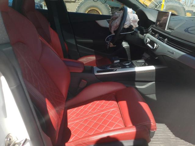 WAUC4CF54JA009623 - 2018 AUDI S5 PRESTIG WHITE photo 5