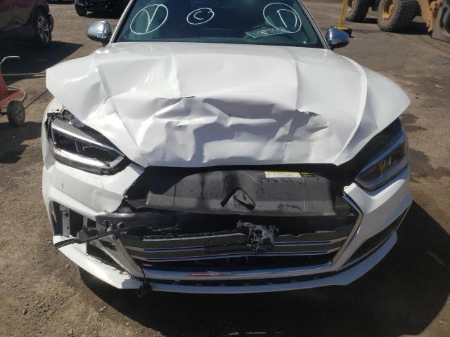 WAUC4CF54JA009623 - 2018 AUDI S5 PRESTIG WHITE photo 9