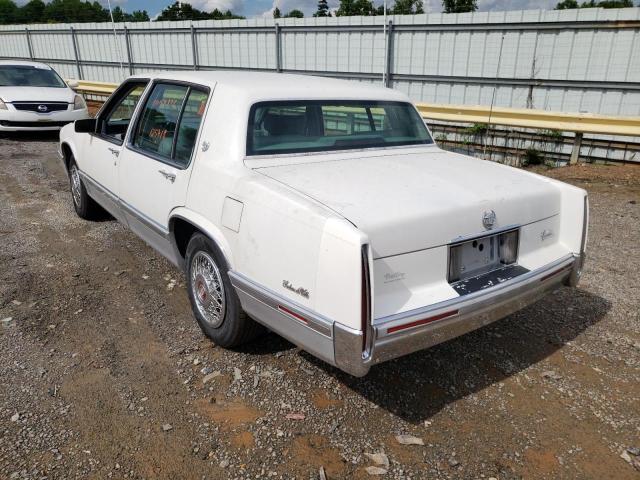 1G6CD53B6M4345711 - 1991 CADILLAC DEVILLE WHITE photo 3