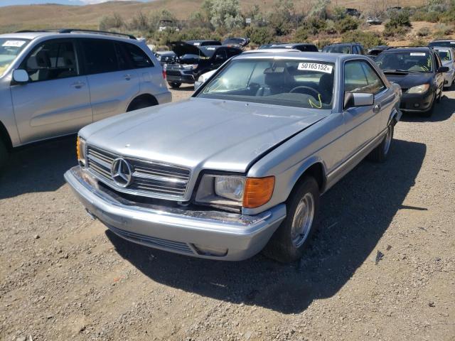 WDBCA44D5FA122143 - 1985 MERCEDES-BENZ 500 SEC BLUE photo 2