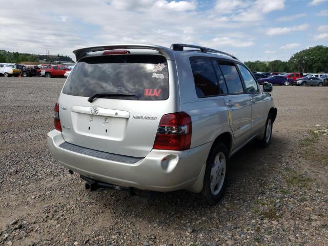 JTEEP21A970189984 - 2007 TOYOTA HIGHLANDER SILVER photo 4