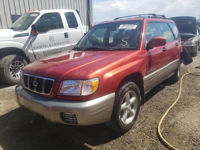 JF1SF65591H702177 - 2001 SUBARU FORESTER S MAROON photo 2