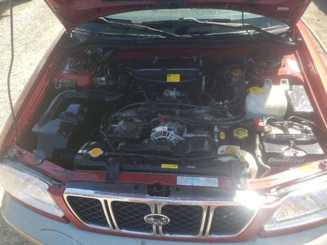 JF1SF65591H702177 - 2001 SUBARU FORESTER S MAROON photo 7