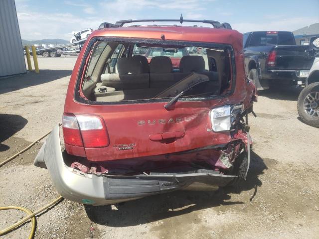 JF1SF65591H702177 - 2001 SUBARU FORESTER S MAROON photo 9