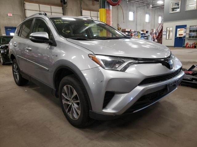 JTMRJREV6JD258904 - 2018 TOYOTA RAV4 HV LE GRAY photo 1