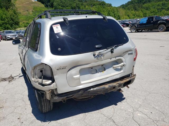 KM8SC13E14U742589 - 2004 HYUNDAI SANTA FE SILVER photo 9