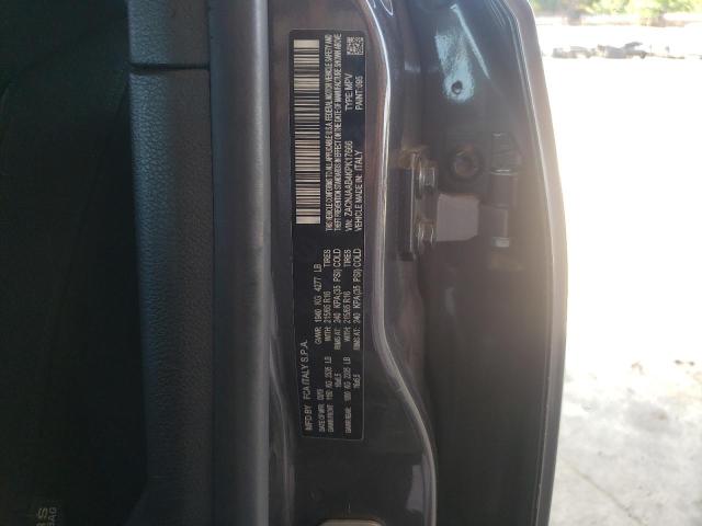 ZACNJAAB4KPK17666 - 2019 JEEP RENEGADE S GRAY photo 10