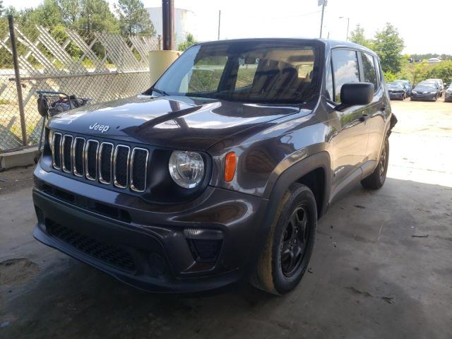 ZACNJAAB4KPK17666 - 2019 JEEP RENEGADE S GRAY photo 2