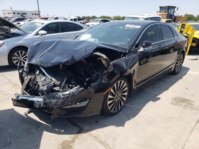 3LN6L5HC1HR622773 - 2017 LINCOLN MKZ BLACK BLACK photo 2