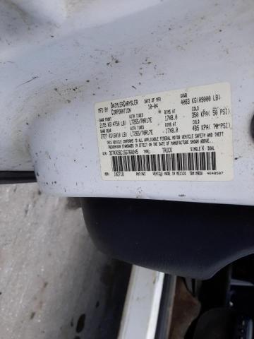 3D7KR28C15G760245 - 2005 DODGE RAM 2500 S Սպիտակ լուսանկար 10