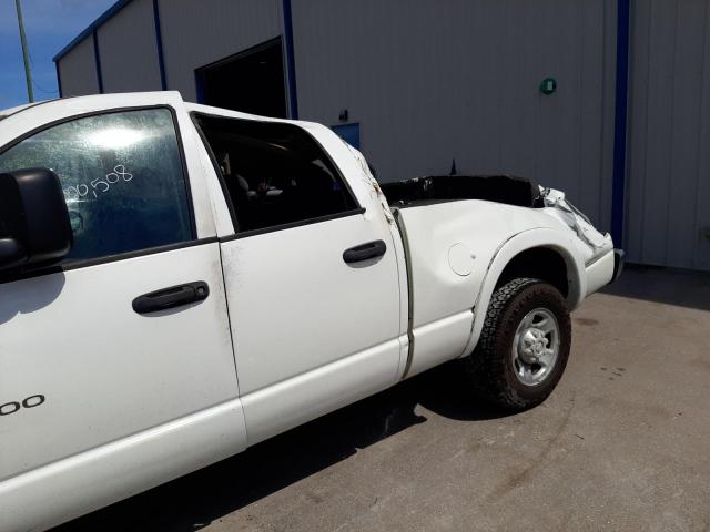 3D7KR28C15G760245 - 2005 DODGE RAM 2500 S Սպիտակ լուսանկար 9