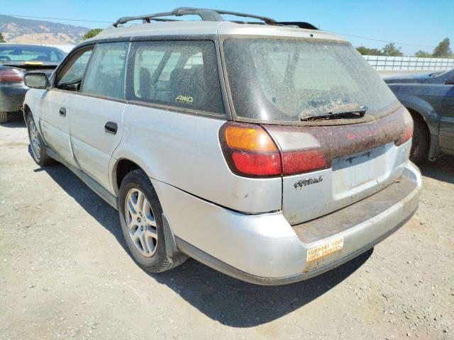 4S3BH675X47632958 - 2004 SUBARU LEGACY OUT SILVER photo 3