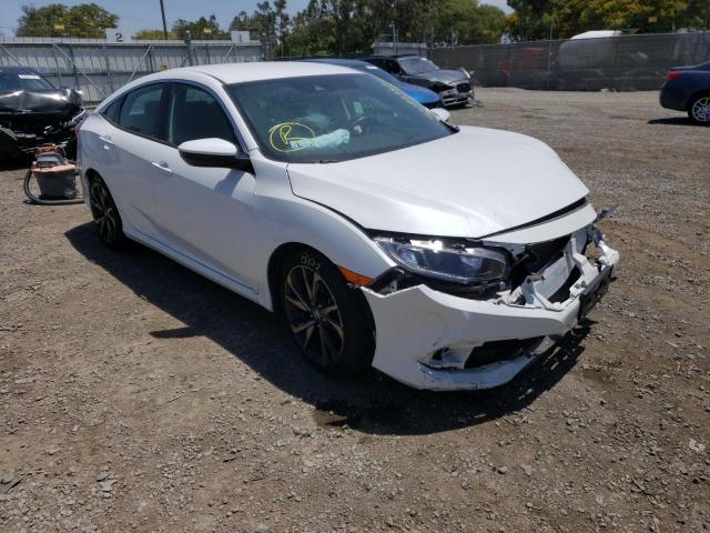 2HGFC2F85LH506399 - 2020 HONDA CIVIC SPOR WHITE photo 1