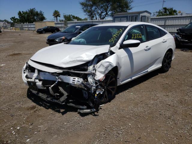 2HGFC2F85LH506399 - 2020 HONDA CIVIC SPOR WHITE photo 2