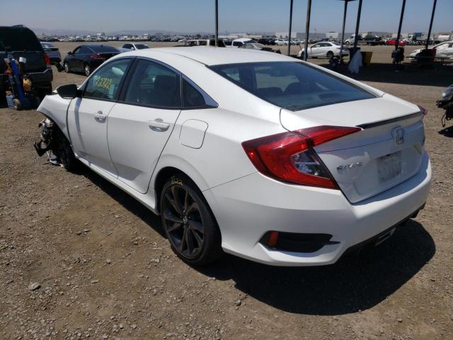 2HGFC2F85LH506399 - 2020 HONDA CIVIC SPOR WHITE photo 3
