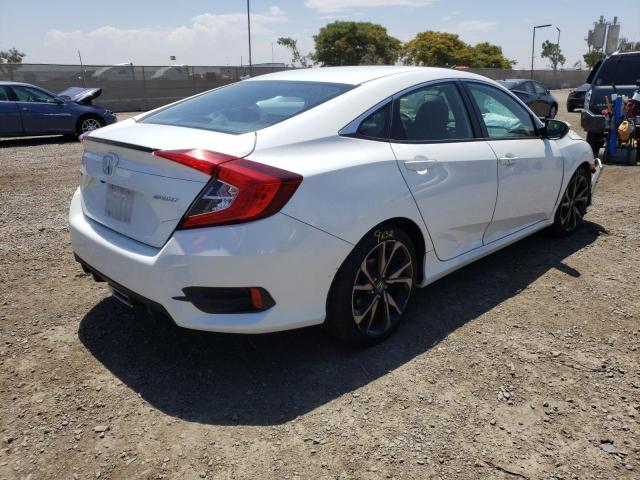 2HGFC2F85LH506399 - 2020 HONDA CIVIC SPOR WHITE photo 4