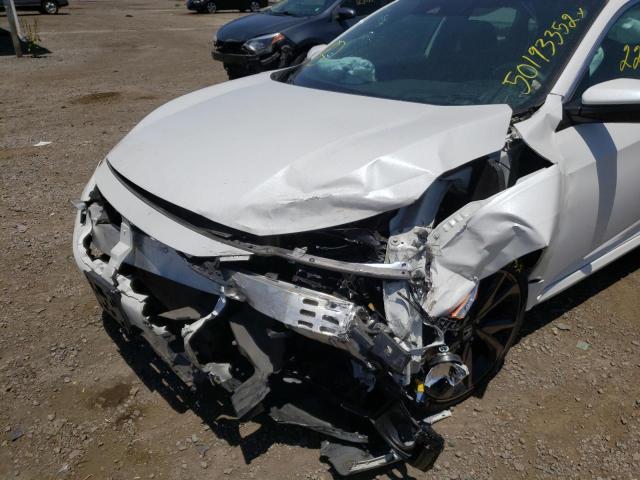 2HGFC2F85LH506399 - 2020 HONDA CIVIC SPOR WHITE photo 9