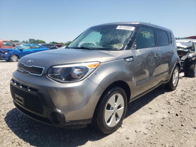 KNDJN2A22G7372376 - 2016 KIA SOUL GRAY photo 2