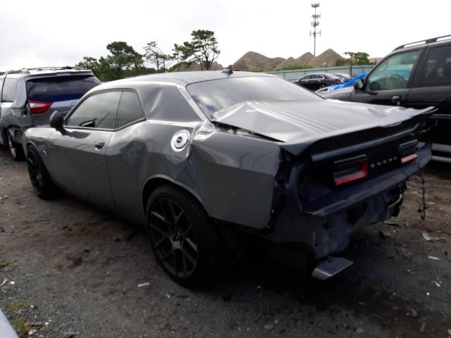 2C3CDZFJ7JH288414 - 2018 DODGE CHALLENGER GRAY photo 3