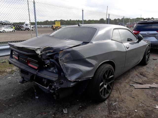 2C3CDZFJ7JH288414 - 2018 DODGE CHALLENGER GRAY photo 4