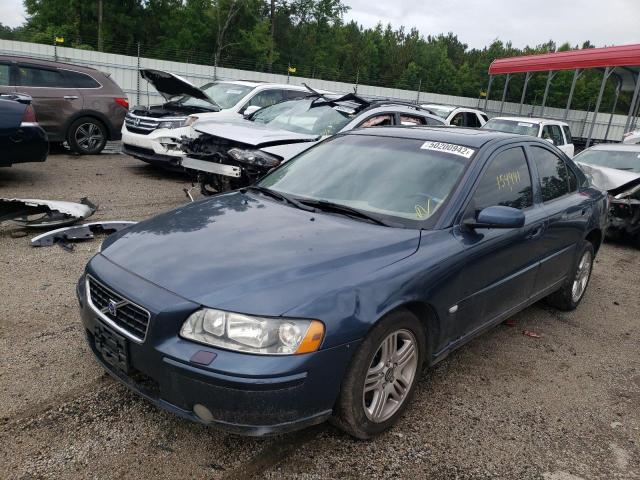 YV1RS592262557101 - 2006 VOLVO S60 2.5T BLUE photo 2