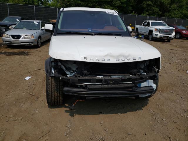 SALSK2D40DA764421 - 2013 LAND ROVER RANGE ROVE WHITE photo 9