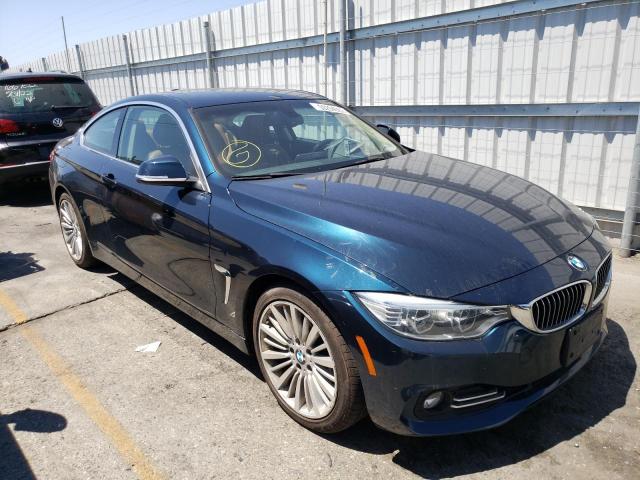 WBA3N7C55EK221651 - 2014 BMW 428 I BLUE photo 1