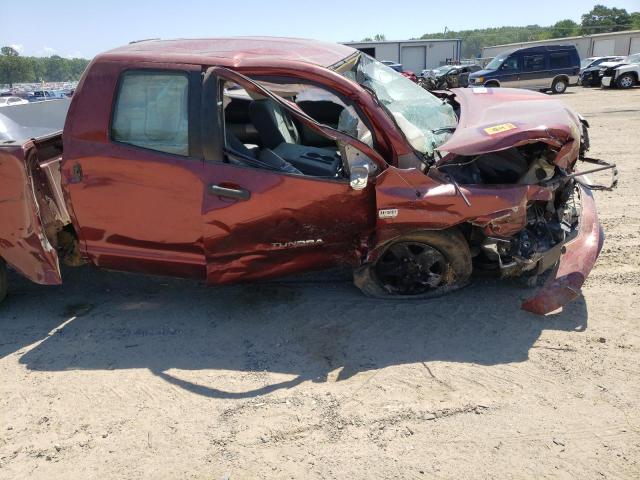 5TFRT54108X019990 - 2008 TOYOTA TUNDRA DOU BURGUNDY photo 9