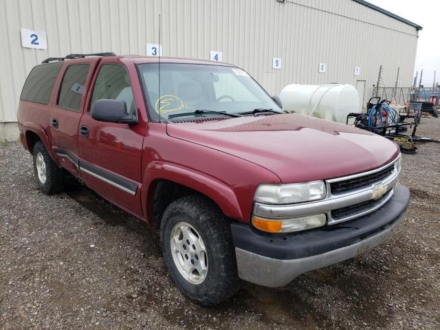 1GNFK16T35J240485 - 2005 CHEVROLET SUBURBAN K RED photo 1