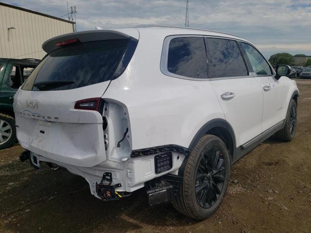 5XYP5DHC1NG268207 - 2022 KIA TELLURIDE WHITE photo 4