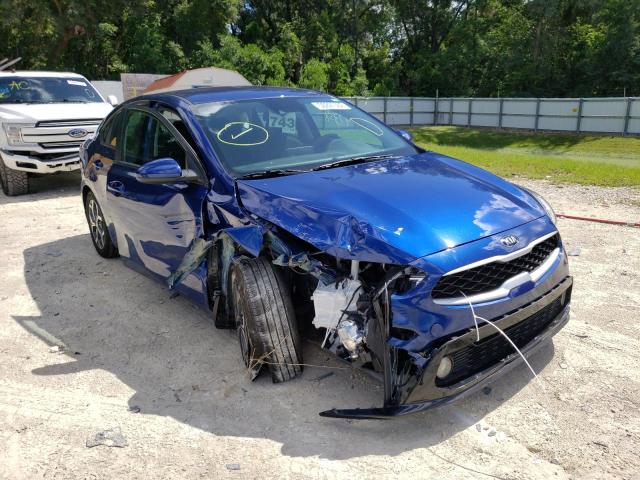 3KPF24AD5LE261312 - 2020 KIA FORTE FE BLUE photo 1