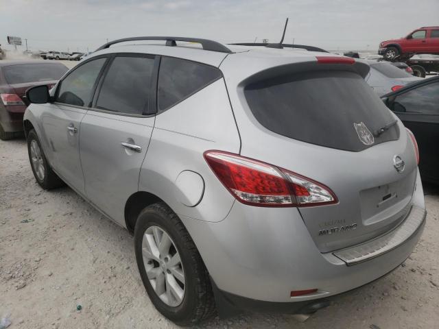 JN8AZ1MU1BW066543 - 2011 NISSAN MURANO S SILVER photo 3