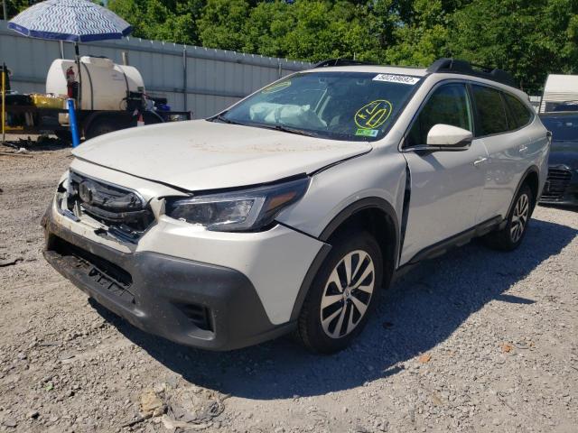 4S4BTAFC4M3165640 - 2021 SUBARU OUTBACK PR WHITE photo 2