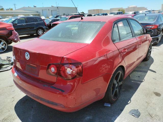 3VWJZ7AJ5AM094947 - 2010 VOLKSWAGEN JETTA RED photo 4