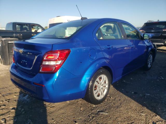 1G1JB5SH5J4101715 - 2018 CHEVROLET SONIC LS BLUE photo 4