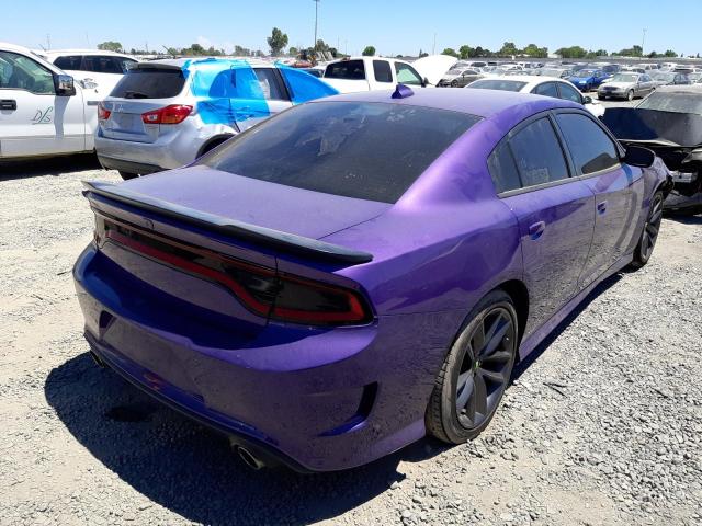 2C3CDXGJ0KH519206 - 2019 DODGE CHARGER SC PURPLE photo 3