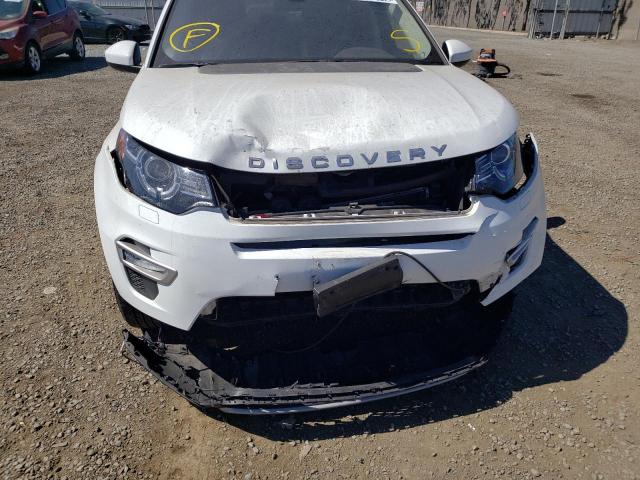 SALCT2RX2JH748101 - 2018 LAND ROVER DISCOVERY WHITE photo 9