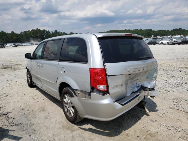 2D4RN7DG0BR742452 - 2011 DODGE GRAND CARA SILVER photo 3