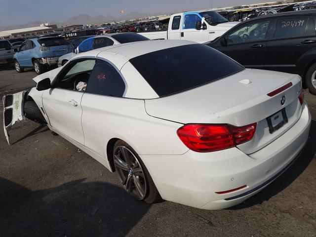 WBA3V7C5XG5A24995 - 2016 BMW 428 I SULE WHITE photo 3
