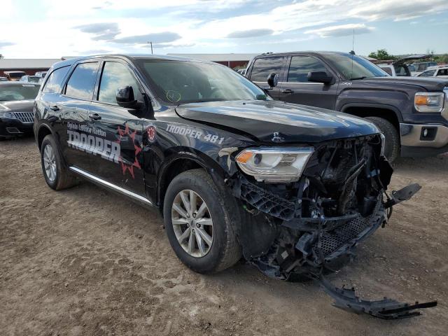 1C4SDJFT1LC368307 - 2020 DODGE DURANGO SS BLACK photo 1