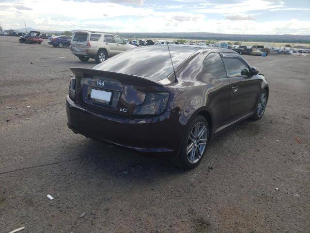 JTKJF5C78D3052191 - 2013 TOYOTA SCION TC 勃艮第红 照片 4