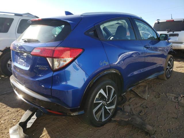 3CZRU6H11LM735724 - 2020 HONDA HR-V SPORT BLUE photo 4