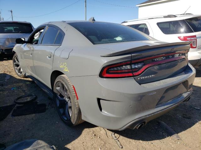 2C3CDXHG5KH584930 - 2019 DODGE CHARGER GT GRAY photo 3