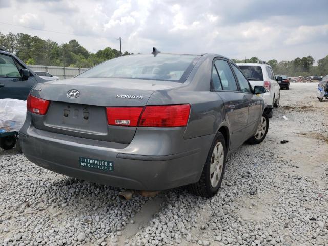 5NPET4AC0AH629954 - 2010 HYUNDAI SONATA GLS GRAY photo 4